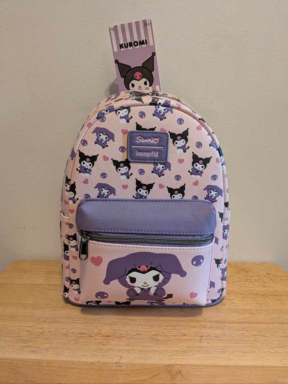 Loungefly Kuromi Pink Purple Mini Backpack